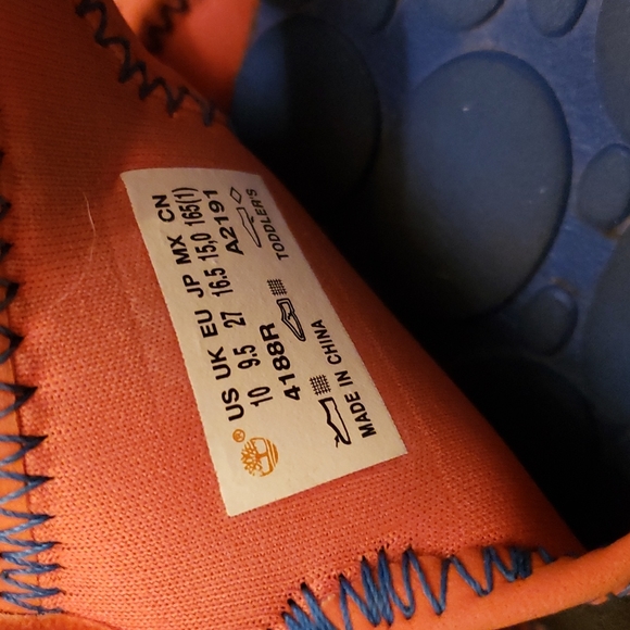 Timberland LITTLE HARBOR CLOSED-TOE SANDALS. Toddler size 10c. - Picture 6 of 10